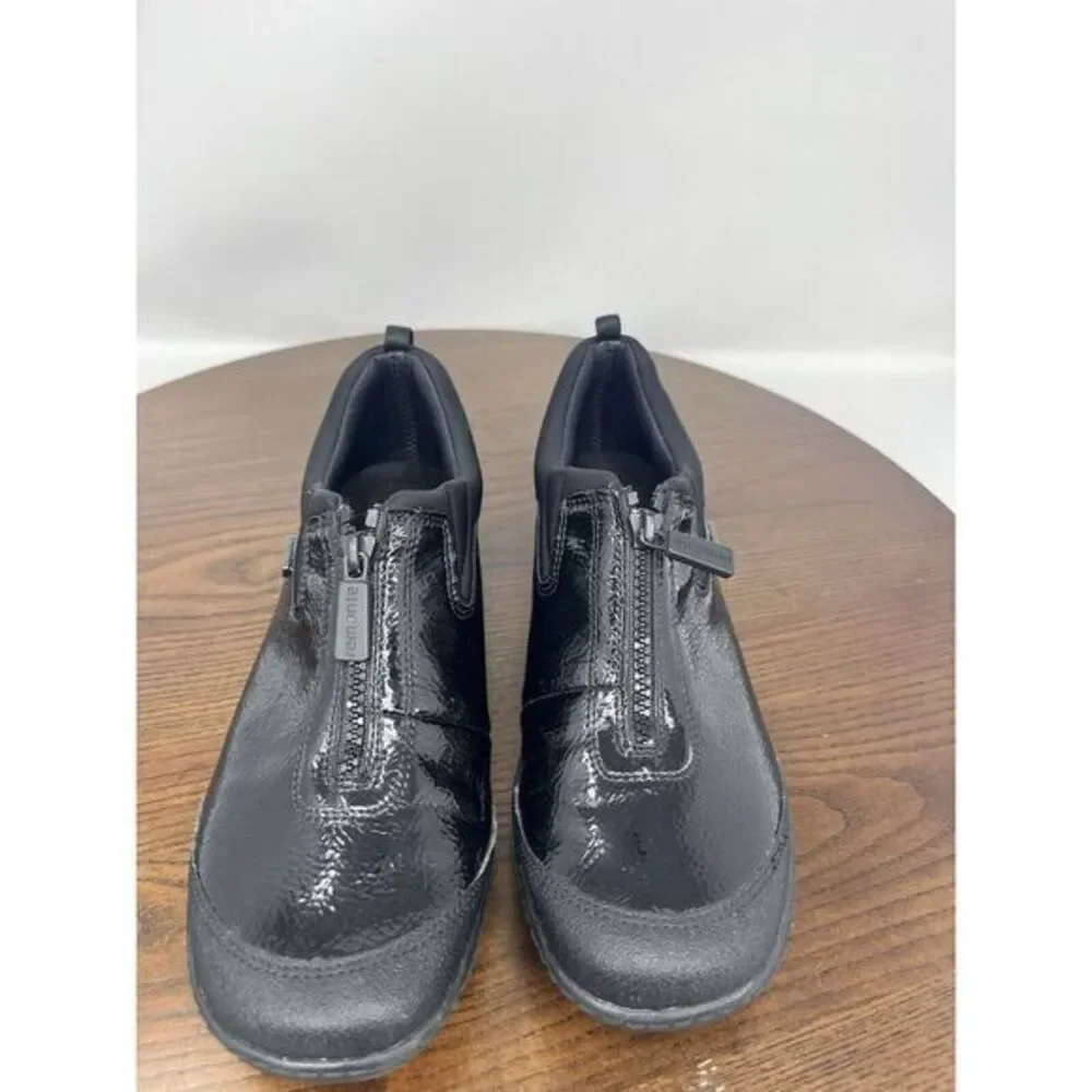 Remonte Soft Loafer Shoes Women's 41 / 10 Black Comfort Zip Walking‎ Sneakers